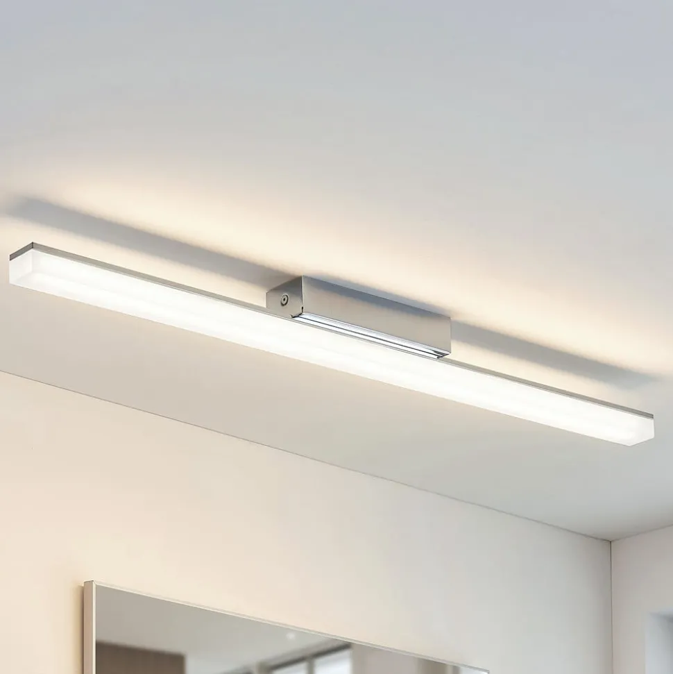 Lindby LED badkamer plafondlamp Levke, 75 cm, dimbaar, IP44