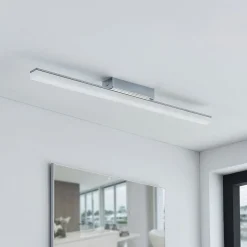 Lindby LED badkamer plafondlamp Levke, 75 cm, dimbaar, IP44