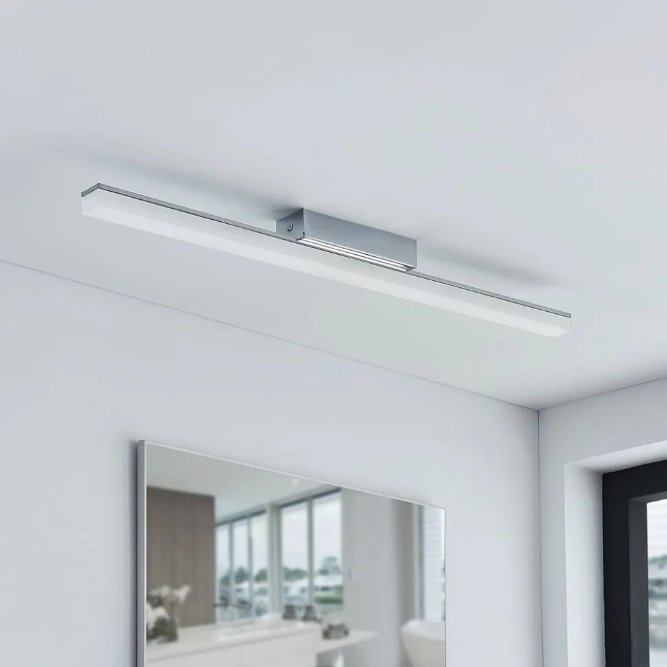 Lindby LED badkamer plafondlamp Levke, 75 cm, dimbaar, IP44