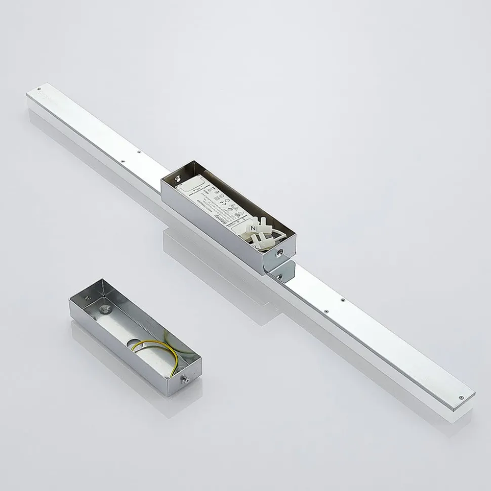 Lindby LED badkamer plafondlamp Levke, 75 cm, dimbaar, IP44