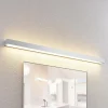Lindby LED badkamer wandlamp Layan, 120 cm, chroom, metaal