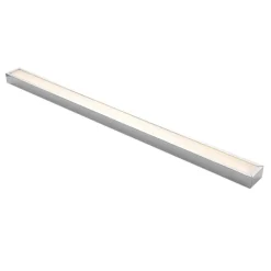 Lindby LED badkamer wandlamp Layan, 120 cm, chroom, metaal