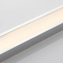 Lindby LED badkamer wandlamp Layan, 120 cm, chroom, metaal