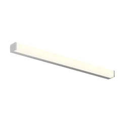 Lindby LED badkamerlamp Klea, 90 cm, chroom, metaal, IP44