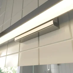 Lindby LED badkamerspiegel lamp Alenia, 120 cm, chroom