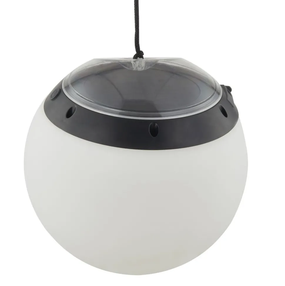 Lindby LED buiten hanglamp Eleia, RGBW, 20 cm, oplaadbare batterij