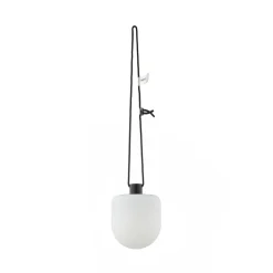 Lindby LED buiten hanglamp Eleia, 2.700 K, 16 cm, oplaadbare batterij