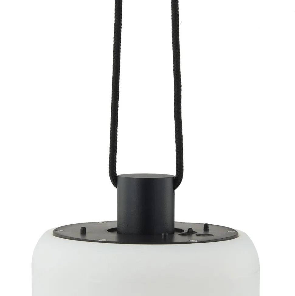 Lindby LED buiten hanglamp Eleia, 2.700 K, 16 cm, oplaadbare batterij
