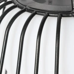 Lindby LED buiten hanglamp Levino, zwart, metaal