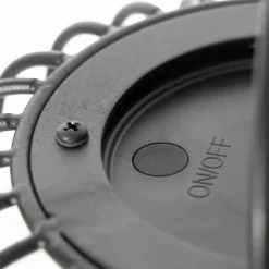 Lindby LED buiten hanglamp Levino, zwart, metaal