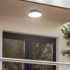 Lindby LED buiten plafondlamp Lahja, antraciet, sensor, IP65