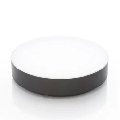 Lindby LED buiten plafondlamp Lahja, antraciet, sensor, IP65