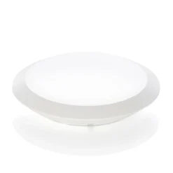 Lindby LED buiten plafondlamp Naira, wit, Ø 30 cm, IP65