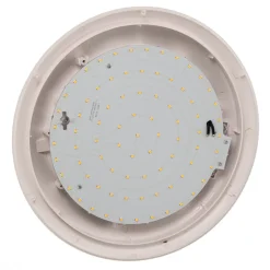 Lindby LED buiten plafondlamp Naira, wit, Ø 30 cm, IP65