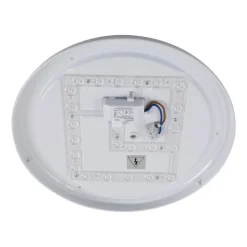 Lindby LED buiten plafondlamp Astera, wit, 3.000 K, Ø 33 cm