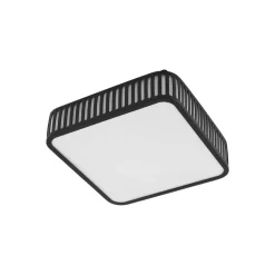 Lindby LED buiten plafondlamp Lurinda, 26 cm zwart, IP44