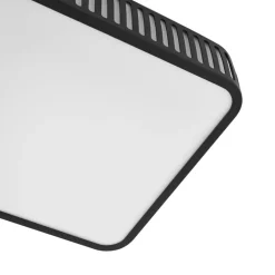 Lindby LED buiten plafondlamp Lurinda, 26 cm zwart, IP44