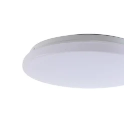 Lindby LED buiten plafondlamp Kirkola, 4000 K, Ø 34 cm, wit