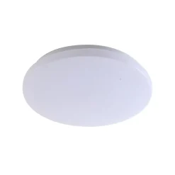Lindby LED buiten plafondlamp Kirkola, 4000 K, Ø 34 cm, wit