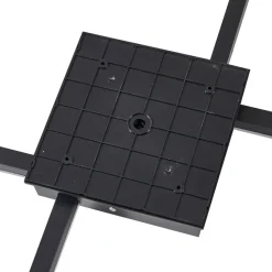 Lindby LED buiten plafondlamp Finian, 48cm x 48cm, CCT dimbaar