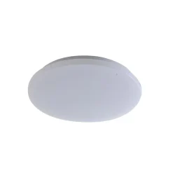Lindby LED buiten plafondlamp Kirkola, 3000 K, Ø 34 cm, wit