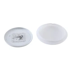 Lindby LED buiten plafondlamp Kirkola, 3000 K, Ø 34 cm, wit