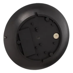 Lindby LED buiten plafondlamp Naira, grijs, Ø 30 cm, IP65