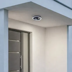 Lindby LED buiten plafondlamp Finian, Ø 22 cm, CCT, dimbaar