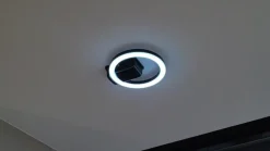 Lindby LED buiten plafondlamp Finian, Ø 22 cm, CCT, dimbaar