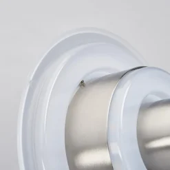 Lindby LED buiten wandlamp Lillie, hoogte 19 cm, roestvrij staal