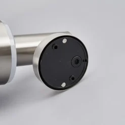 Lindby LED buiten wandlamp Lillie, hoogte 19 cm, roestvrij staal