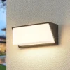 Lindby LED buiten wandlamp Malim, 25 cm, antraciet, IP65