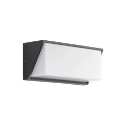 Lindby LED buiten wandlamp Malim, 25 cm, antraciet, IP65