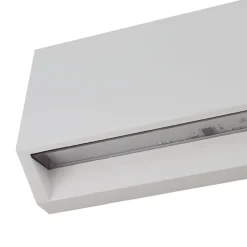 Lindby LED buiten wandlamp Appeso, lengte 22 cm, set van 2