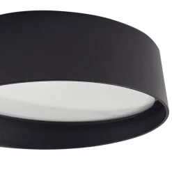 Lindby LED buiten wandlamp Jesiba, antraciet, aluminium, Ø 16cm