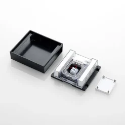 Lindby LED buiten wandlamp Ugar, 13cm, antraciet, omhoog/omlaag