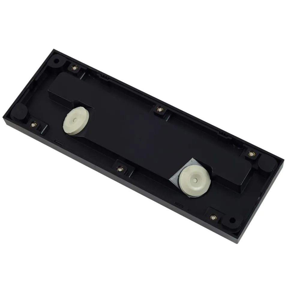 Lindby LED buiten wandlamp Peker, zwart, set van 2, PC