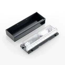 Lindby LED buiten wandlamp Jarte, 24 cm, down, grijs, IP65