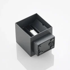 Lindby LED buiten wandlamp Esani, antraciet, omhoog/omlaag, IP54