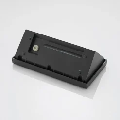 Lindby LED buiten wandlamp Abby, grijs, kunststof, IP65