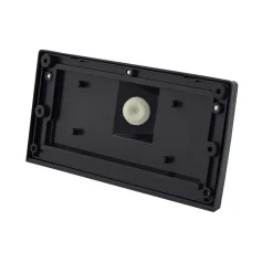 Lindby LED buiten wandlamp Siana, zwart, PC, sensor