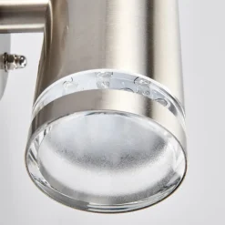 Lindby LED buiten wandlamp Tiberius, roestvrij staal, omhoog/omlaag, IP44