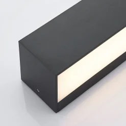 Lindby LED buiten wandlamp Nienke, 23 cm, zeewaterbestendig, IP65