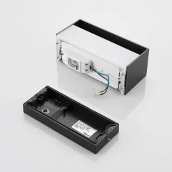 Lindby LED buiten wandlamp Nienke, 23 cm, zeewaterbestendig, IP65