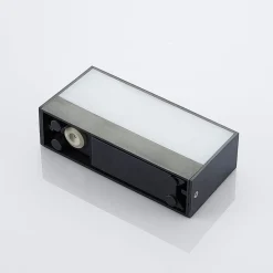 Lindby LED buiten wandlamp Nienke, 17 cm, zeewaterbestendig, IP65