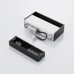 Lindby LED buiten wandlamp Nienke, 17 cm, zeewaterbestendig, IP65