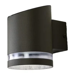 Lindby LED buiten wandlamp Melinda, 9 cm, roestvrij staal