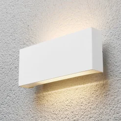 Lindby LED buiten wandlamp Safira, metaal, omhoog/omlaag, IP44
