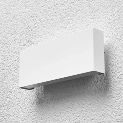 Lindby LED buiten wandlamp Safira, metaal, omhoog/omlaag, IP44