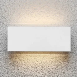 Lindby LED buiten wandlamp Safira, metaal, omhoog/omlaag, IP44